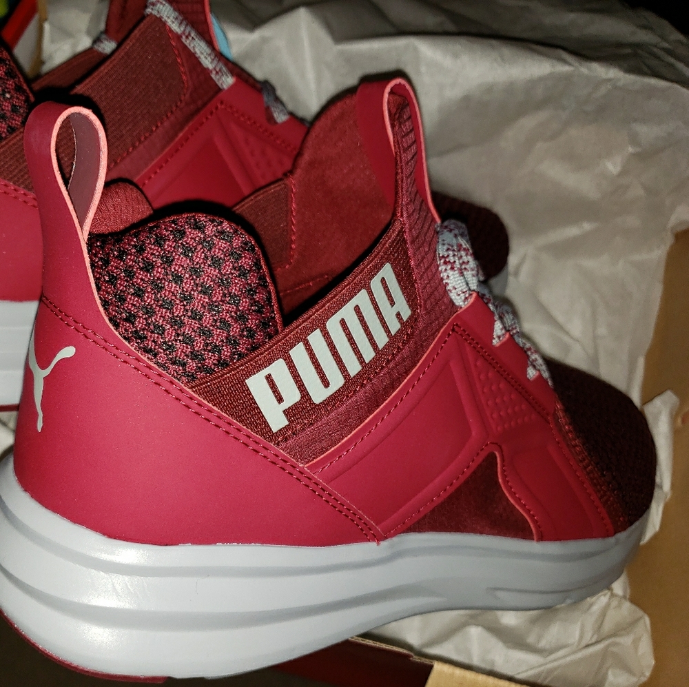 Puma Enzo Terrain mens Tibetan Red sneakers shoes